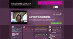 Desktop Screenshot of educationsexuelle.com